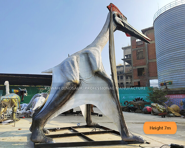 7米高巨型风神翼龙有动作有声音自贡嘉华工厂定制仿真恐龙模型装饰